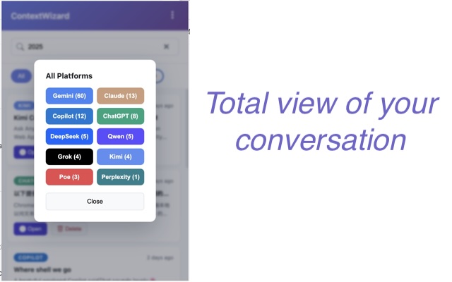 ContextWizard platform overview screenshot